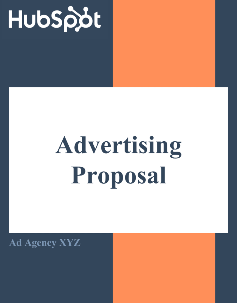 advertisement proposal presentation